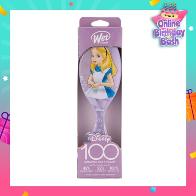 WET BRUSH Disney 100 (Alice In Wonderland), Effortless And Pain Free Detangling Prevents Damaging Or Breaking The Hair 1s