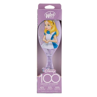 WET BRUSH Disney 100 (Alice In Wonderland), Effortless And Pain Free Detangling Prevents Damaging Or Breaking The Hair 1s