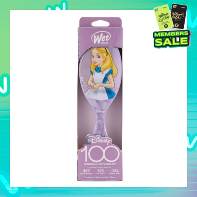 WET BRUSH Disney 100 (Alice In Wonderland), Effortless And Pain Free Detangling Prevents Damaging Or Breaking The Hair 1s