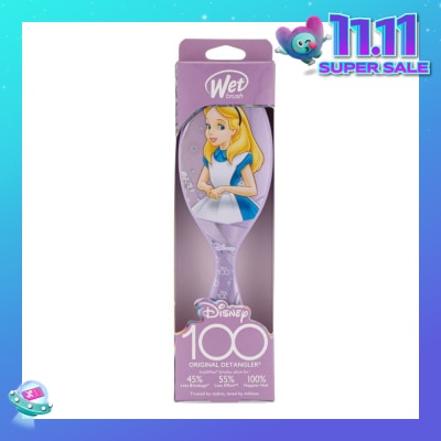 WET BRUSH Disney 100 (Alice In Wonderland), Effortless And Pain Free Detangling Prevents Damaging Or Breaking The Hair 1s