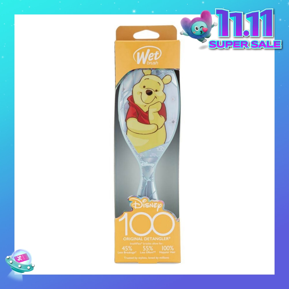 Disney 100 (Winnie The Pooh), Effortless And Pain Free Detangling Prevents Damaging Or Breaking The Hair 1s