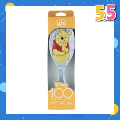WET BRUSH Disney 100 (Winnie The Pooh), Effortless And Pain Free Detangling Prevents Damaging Or Breaking The Hair 1s