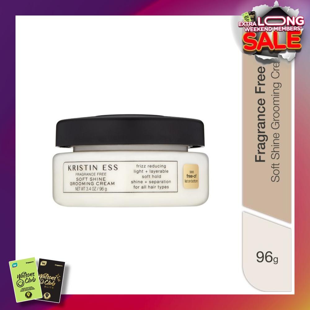Fragrance Free Soft Shine Grooming Cream (Frizz Reducing Light + Layerable Soft Hold Shine + Separation All Hair Types) 96g