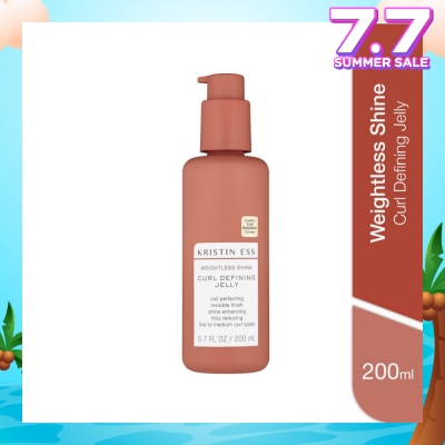 KRISTIN ESS HAIR Weightless Shine Curl Defining Jelly (Fine To Medium Curl Types & Reduce Frizz) 200ml