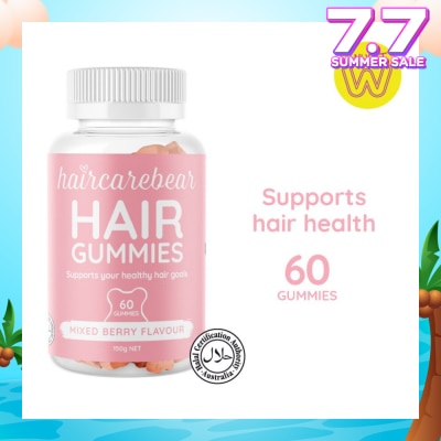 HAIRCAREBEAR Hair Gummies Berry (Supports Your Healthy Hair Growth) 60s