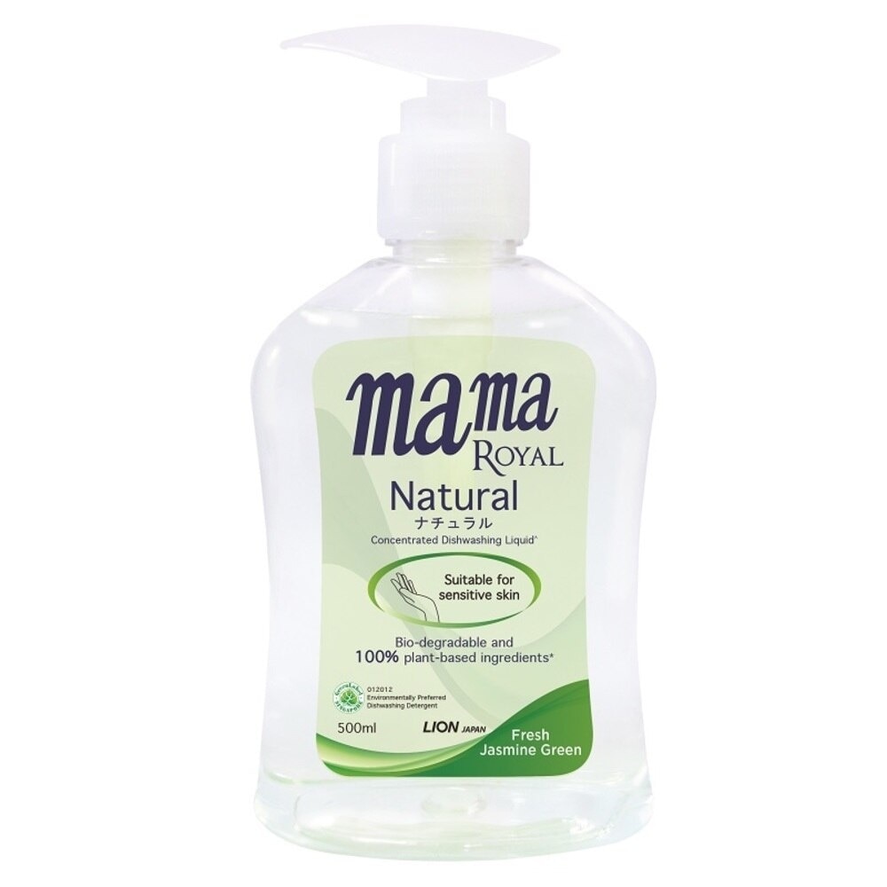 Mama Royal Natural Concentrated Dishwashing Liquid 500ml (Fresh Jasmine Green)