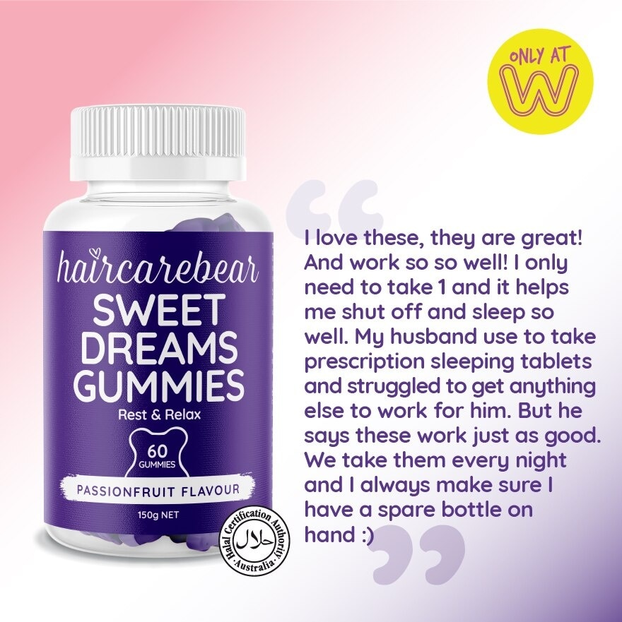 Sweet Dreams Gummies (Help You Relax, Unwind, And Recharge) 60s