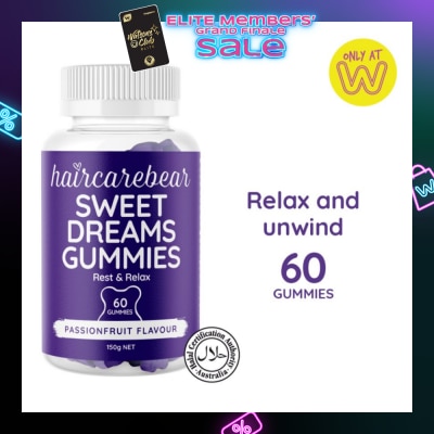 HAIRCAREBEAR Sweet Dreams Gummies (Help You Relax, Unwind, And Recharge) 60s