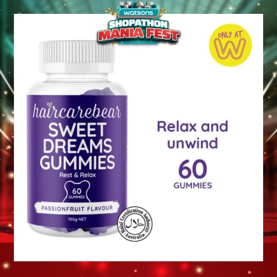 HAIRCAREBEAR - Sweet Dreams Gummies (Help You Relax, Unwind, And Recharge) 60s
