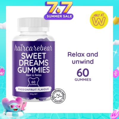 HAIRCAREBEAR - Sweet Dreams Gummies (Help You Relax, Unwind, And Recharge) 60s