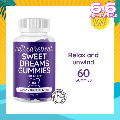 HAIRCAREBEAR Sweet Dreams Gummies (Help You Relax, Unwind, And Recharge) 60s