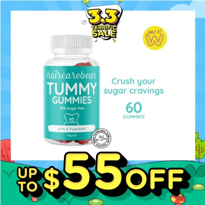 HAIRCAREBEAR Tummy Gummies (99% Sugar Free, Support Your Metabolism And Crush Sugar Cravings) 60s