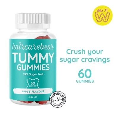 HAIRCAREBEAR Tummy Gummies (99% Sugar Free, Support Your Metabolism And Crush Sugar Cravings) 60s