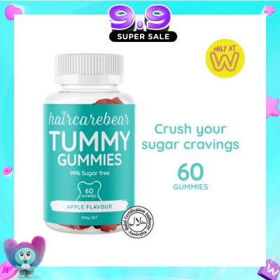 HAIRCAREBEAR - Tummy Gummies (99% Sugar Free, Support Your Metabolism And Crush Sugar Cravings) 60s (Expiry: Jan`2027) image