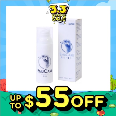 EMUCARE Emu Oil / Gel (For Extreme Dry Skin and Burn Wounds) 50ml