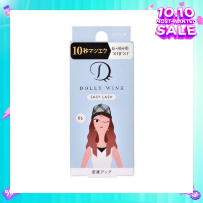 DOLLY WINK Easy Lash 06 Voluminous (Tail Lash) 1 Pair