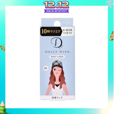 DOLLY WINK Easy Lash 06 Voluminous (Tail Lash) 1 Pair (Expiry: Jul`2026)