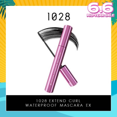 1028 Extend Curl Waterproof Mascara Ex (Gives Your Lashes Luscious Length And Curl That Lasts All Day) Black, 8g