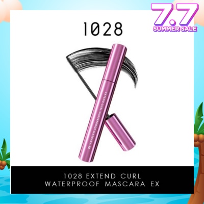 1028 Extend Curl Waterproof Mascara Ex (Gives Your Lashes Luscious Length And Curl That Lasts All Day) Black, 8g