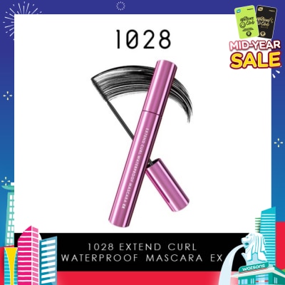 1028 Extend Curl Waterproof Mascara Ex (Gives Your Lashes Luscious Length And Curl That Lasts All Day) Black, 8g