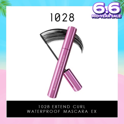 1028 Extend Curl Waterproof Mascara Ex (Gives Your Lashes Luscious Length And Curl That Lasts All Day) Black, 8g