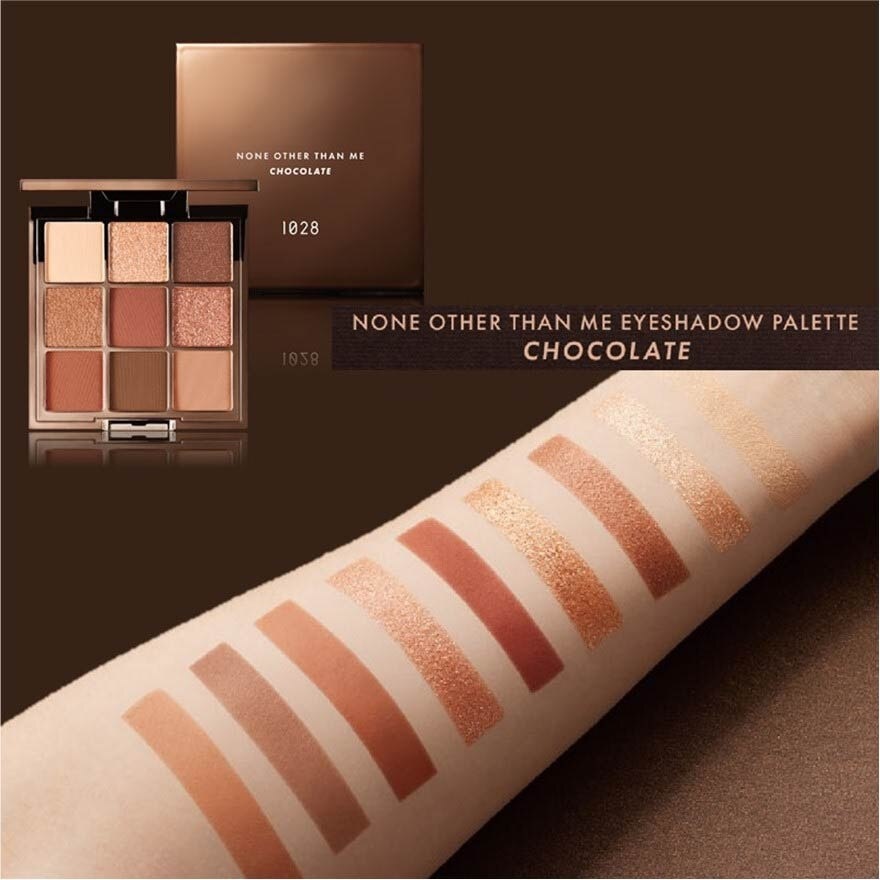 None Other Than Me Eyeshadow Palette (Chocolate) Features 9 Shades That Takes You From Day To Night, 1s