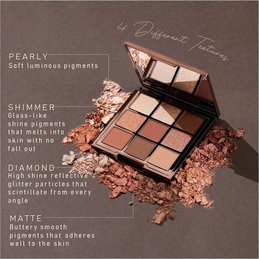 None Other Than Me Eyeshadow Palette (Chocolate) Features 9 Shades That Takes You From Day To Night, 1s