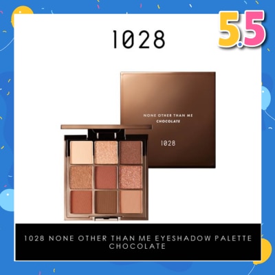 1028 None Other Than Me Eyeshadow Palette (Chocolate) Features 9 Shades That Takes You From Day To Night, 1s