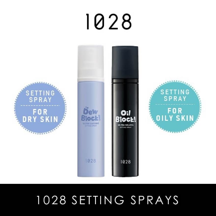 Oil Block Ultra Lasting Setting Spray (Sets Makeup In 3 Seconds For A Flawless Base That Lasts All Day) 60ml