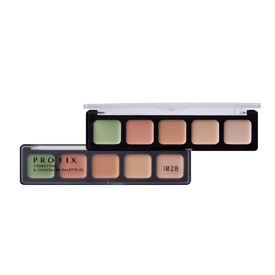 Pro Fix Corrector & Concealer Palette Ex (Set Of 5 Corrector Colours To Help You Professionally Target Skin Discolouration And Blemishes) 1s