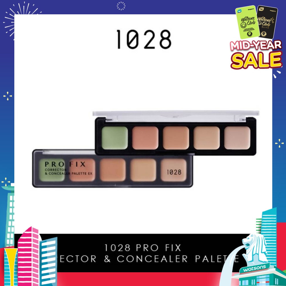 Pro Fix Corrector & Concealer Palette Ex (Set Of 5 Corrector Colours To Help You Professionally Target Skin Discolouration And Blemishes) 1s