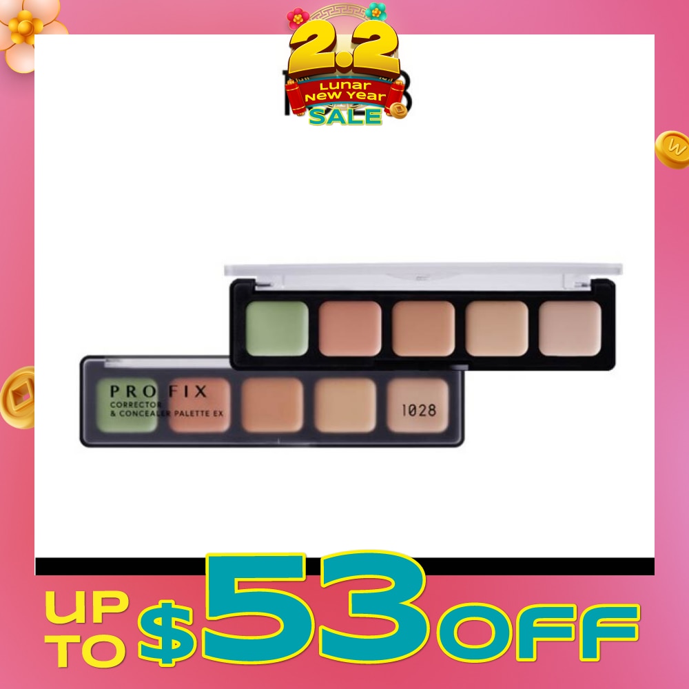 Pro Fix Corrector & Concealer Palette Ex (Set Of 5 Corrector Colours To Help You Professionally Target Skin Discolouration And Blemishes) 1s