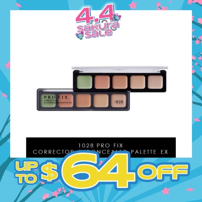 1028 - Pro Fix Corrector & Concealer Palette Ex (Set Of 5 Corrector Colours To Help You Professionally Target Skin Discolouration And Blemishes) 1s