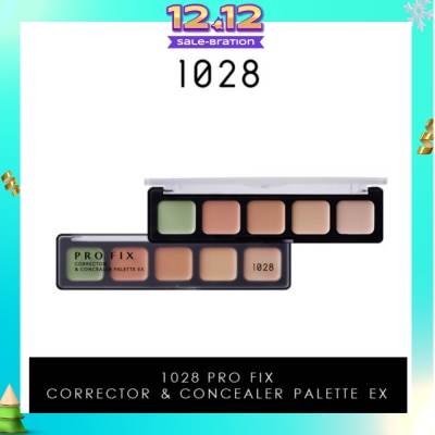 1028 Pro Fix Corrector & Concealer Palette Ex (Set Of 5 Corrector Colours To Help You Professionally Target Skin Discolouration And Blemishes) 1s