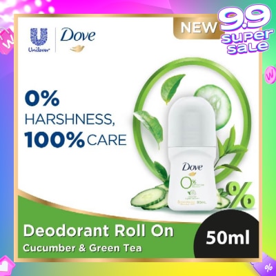 DOVE Dove 0% aluminium salts deodorant (Cucumber & Green Tea scent) 50ml