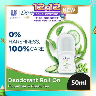DOVE Dove 0% aluminium salts deodorant (Cucumber & Green Tea scent) 50ml