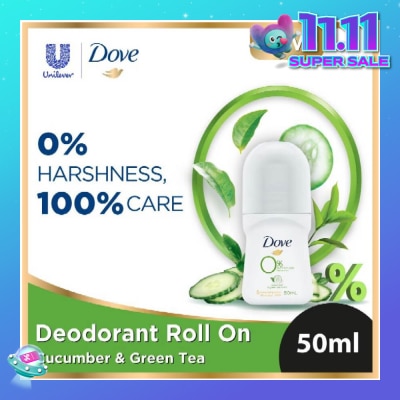 DOVE Dove 0% aluminium salts deodorant (Cucumber & Green Tea scent) 50ml