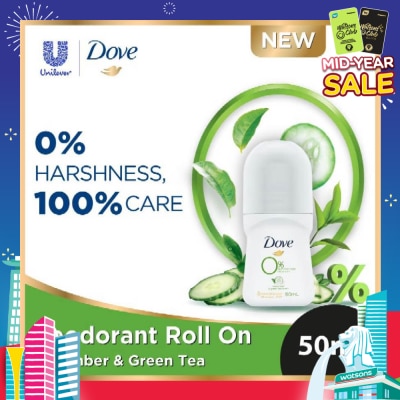 DOVE Dove 0% aluminium salts deodorant (Cucumber & Green Tea scent) 50ml