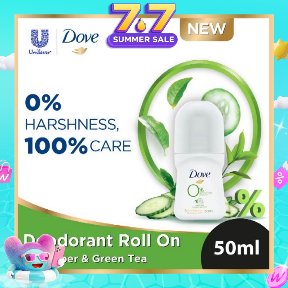 0% aluminium salts deodorant (Cucumber & Green Tea scent) 50ml