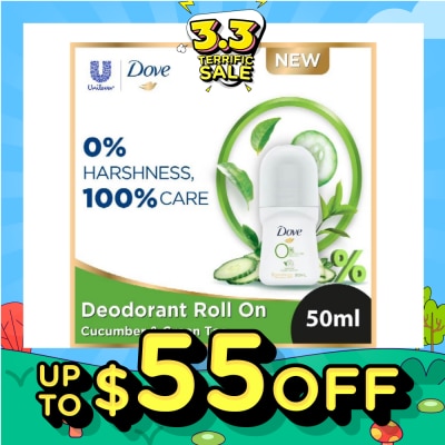 DOVE Dove 0% aluminium salts deodorant (Cucumber & Green Tea scent) 50ml