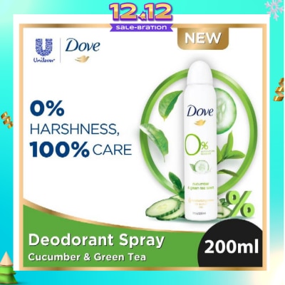 DOVE Dove 0% aluminium salts deodorant (Cucumber & Green Tea scent) 200ml
