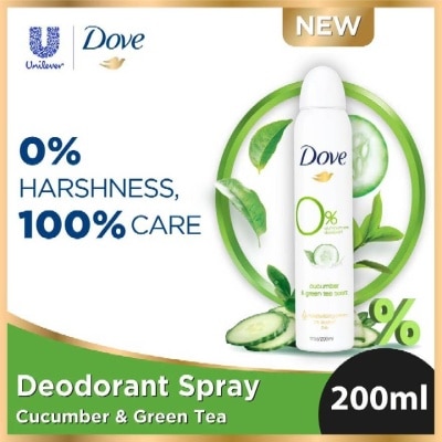 DOVE Dove 0% aluminium salts deodorant (Cucumber & Green Tea scent) 200ml