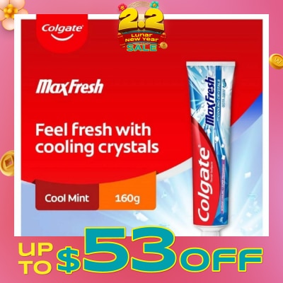 COLGATE Colgate Max Fresh Cool Mint Toothpaste 160g