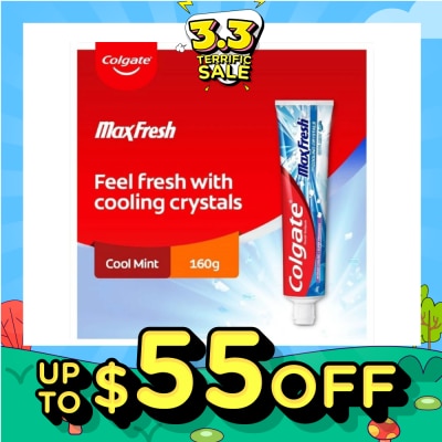 COLGATE Colgate Max Fresh Cool Mint Toothpaste 160g