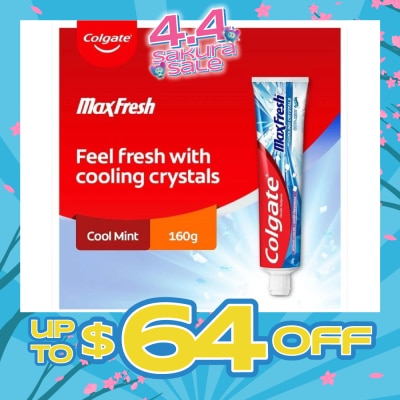 COLGATE - Colgate Max Fresh Cool Mint Toothpaste 160g