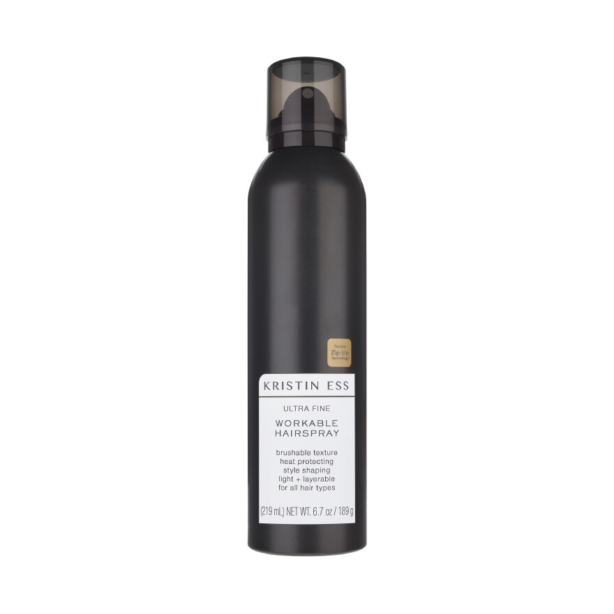 Ultra Fine Workable Hairspray (Heat Protecting, Brushable Texture & For All Hair Types) 219ml