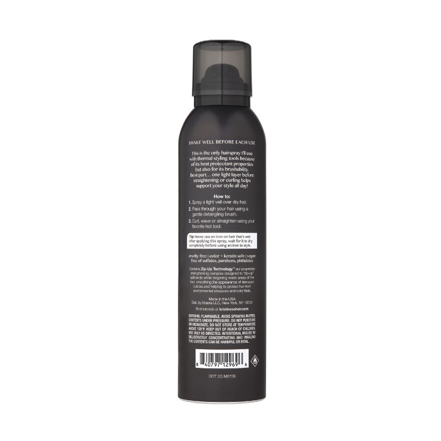 Ultra Fine Workable Hairspray (Heat Protecting, Brushable Texture & For All Hair Types) 219ml