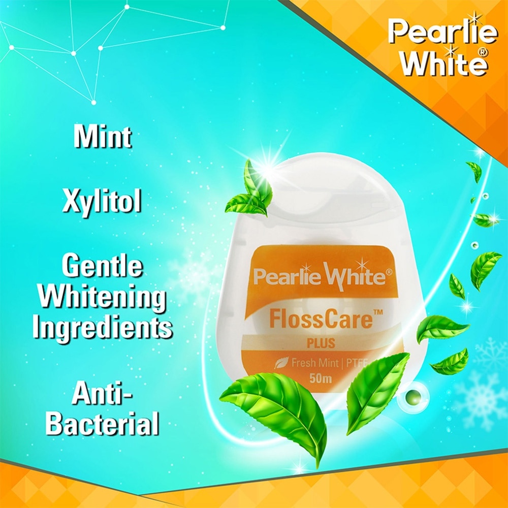 FlossCare Plus PTFE Mint Dental Floss 50m
