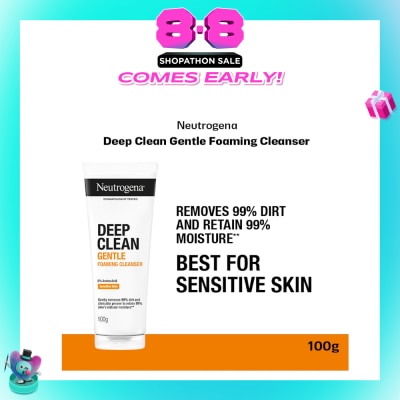 NEUTROGENA - Deep Clean Gentle Foaming Cleanser (For All Skin Types) 100g