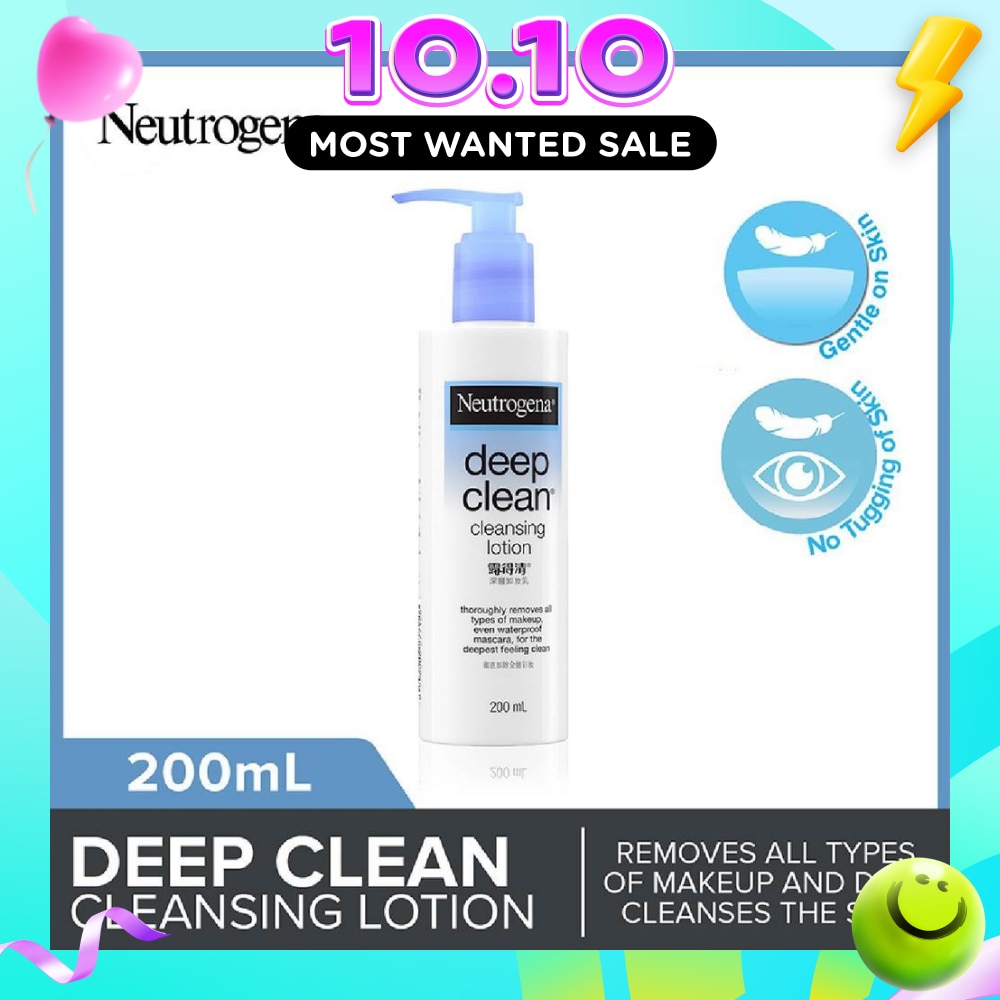 Deep Clean Cleansing Lotion (Removes All Types Of Make Up Even Accumulated Skin Impurities) 200ml image